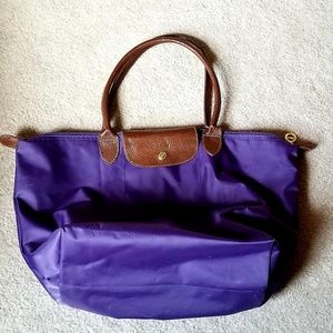Longchamp Large Le Pliage Bilberry